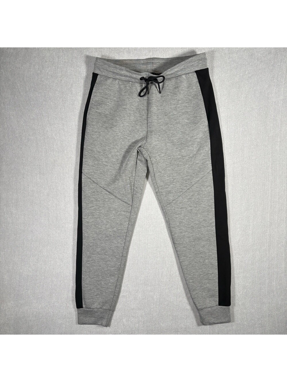 Aeropostale Jogger Pants Mens M Gray Heather Stretch Elastic Waist Drawstring